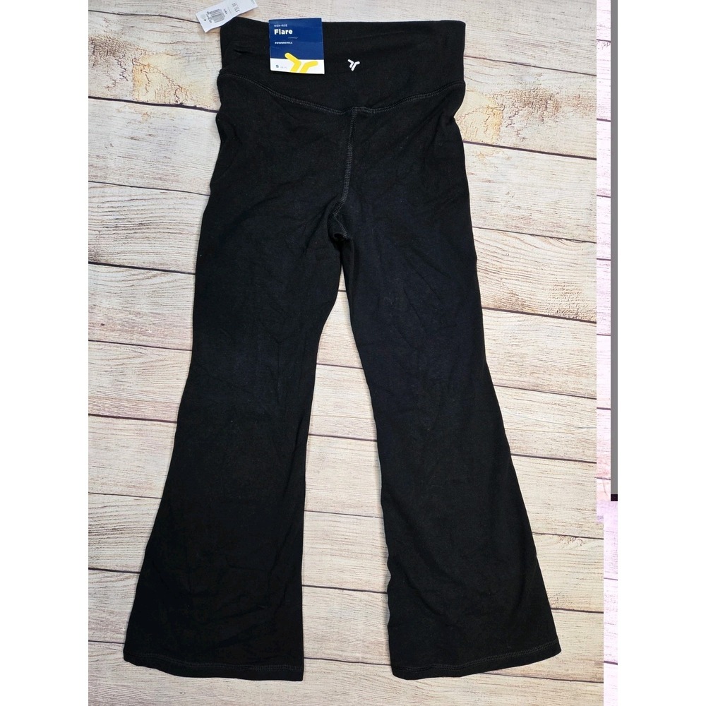 Old Navy Girl's Powerchill High Rise Flare Black leggings Size Small 6-7 NWT - Picture 7 of 8